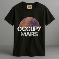 Occupy Mars Terraform Tee Extraterrestrial Garment-Dyed Heavyweight T-Shirt