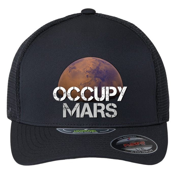 Occupy Mars Terraform Tee Extraterrestrial Flexfit Unipanel Trucker Cap
