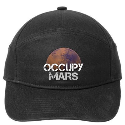 Occupy Mars Terraform Tee Extraterrestrial 7-Panel Snapback Hat