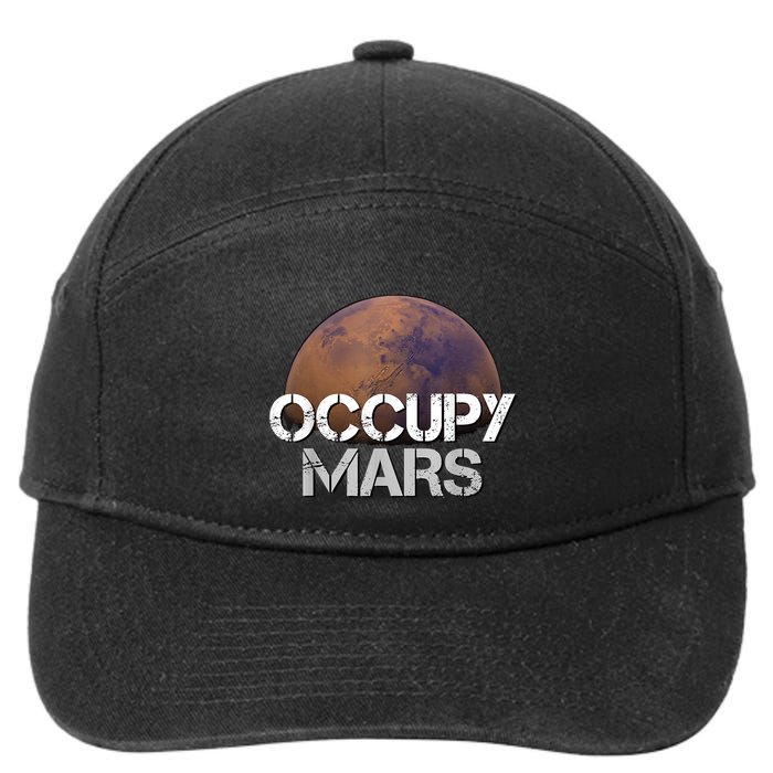 Occupy Mars Terraform Tee Extraterrestrial 7-Panel Snapback Hat