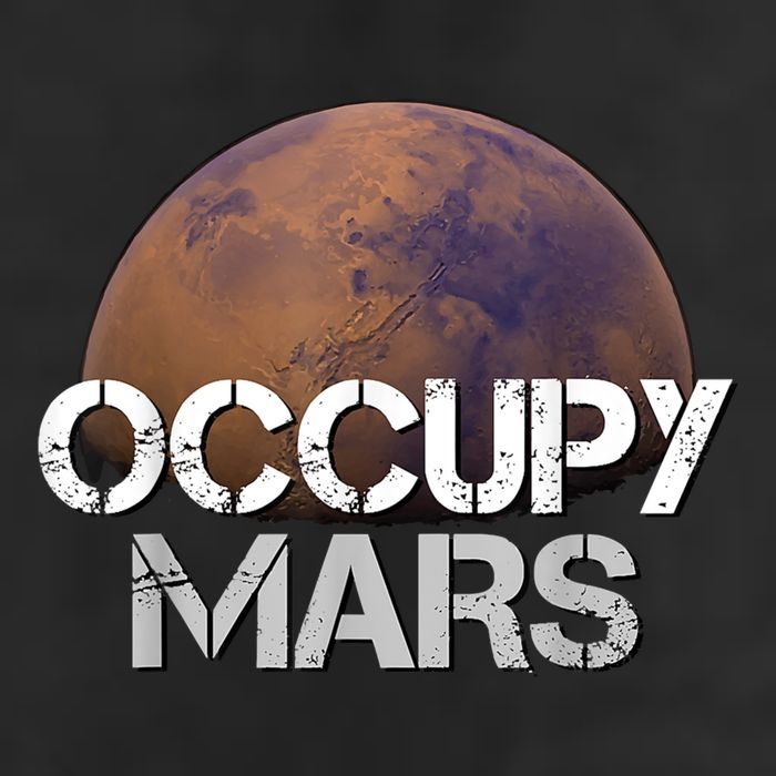 Occupy Mars Terraform Tee Extraterrestrial Adult Drive Performance Visor