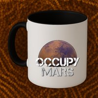 Occupy Mars Terraform Tee Extraterrestrial Mug