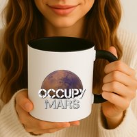 Occupy Mars Terraform Tee Extraterrestrial Mug