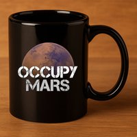 Occupy Mars Terraform Tee Extraterrestrial 11oz C Handle Ceramic Mug
