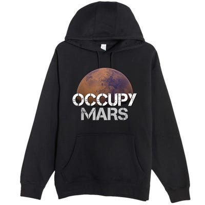 Occupy Mars Terraform Tee Extraterrestrial Premium Pullover Hoodie