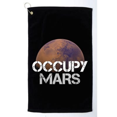 Occupy Mars Terraform Tee Extraterrestrial Golf Towel