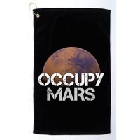 Occupy Mars Terraform Tee Extraterrestrial Golf Towel