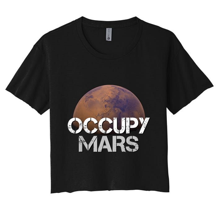 Occupy Mars Terraform Tee Extraterrestrial Crop Top