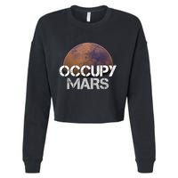Occupy Mars Terraform Tee Extraterrestrial Cropped Pullover Crew