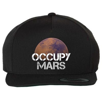 Occupy Mars Terraform Tee Extraterrestrial Wool Snapback Cap