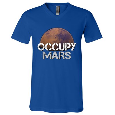 Occupy Mars Terraform Tee Extraterrestrial V-Neck T-Shirt