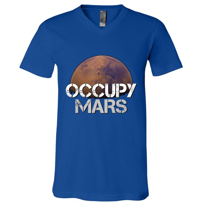 Occupy Mars Terraform Tee Extraterrestrial V-Neck T-Shirt