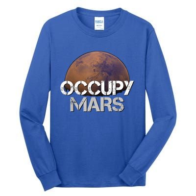 Occupy Mars Terraform Tee Extraterrestrial Tall Long Sleeve T-Shirt