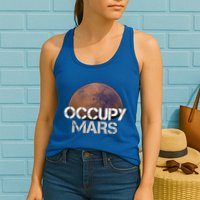 Occupy Mars Terraform Tee Extraterrestrial Womens Tank Top