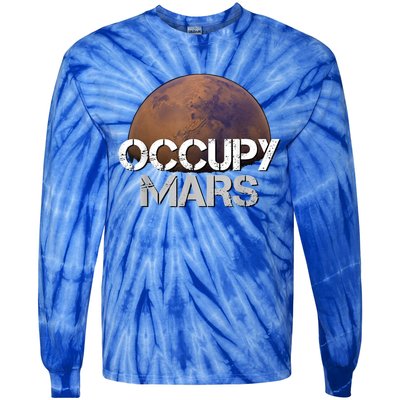 Occupy Mars Terraform Tee Extraterrestrial Tie-Dye Long Sleeve Shirt