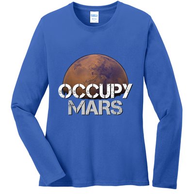 Occupy Mars Terraform Tee Extraterrestrial Ladies Long Sleeve Shirt