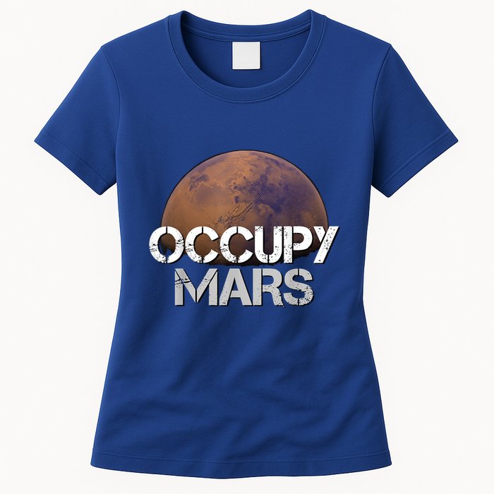 Occupy Mars Terraform Tee Extraterrestrial Womens T-Shirt