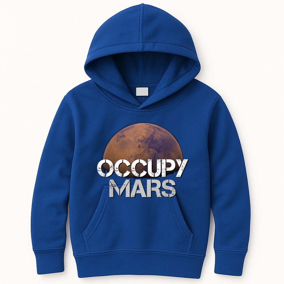 Occupy Mars Terraform Tee Extraterrestrial Kids Hoodie