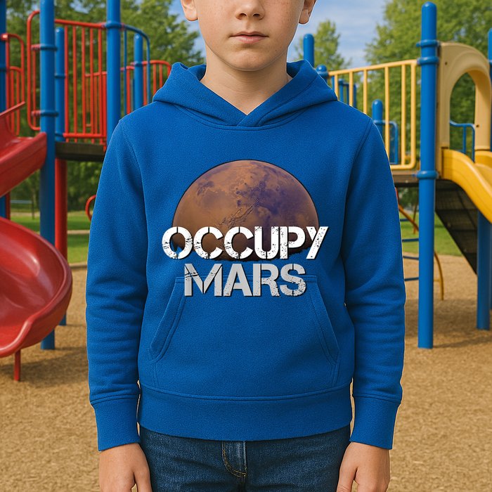 Occupy Mars Terraform Tee Extraterrestrial Kids Hoodie