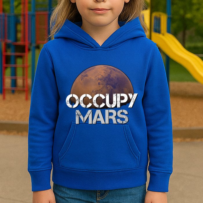 Occupy Mars Terraform Tee Extraterrestrial Kids Hoodie