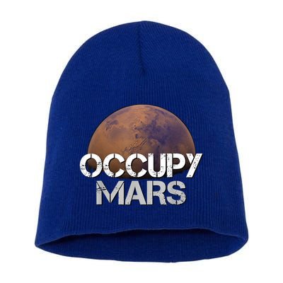 Occupy Mars Terraform Tee Extraterrestrial Short Acrylic Beanie