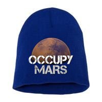 Occupy Mars Terraform Tee Extraterrestrial Short Acrylic Beanie