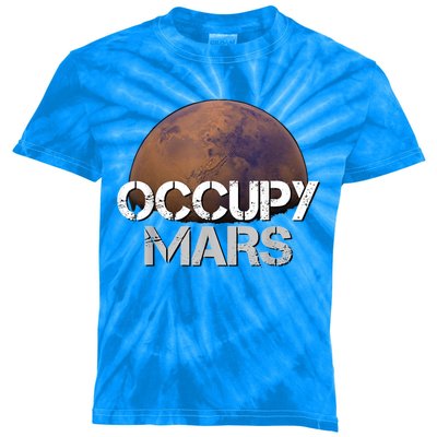 Occupy Mars Terraform Tee Extraterrestrial Kids Tie-Dye T-Shirt