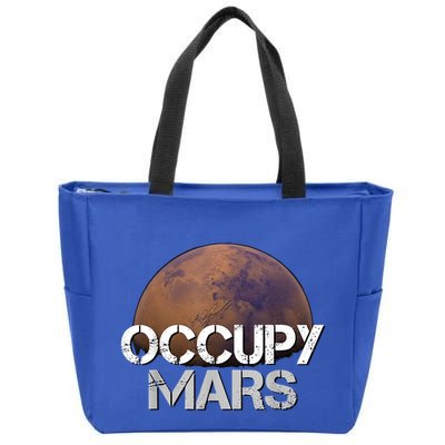 Occupy Mars Terraform Tee Extraterrestrial Zip Tote Bag