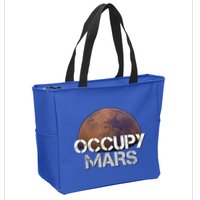 Occupy Mars Terraform Tee Extraterrestrial Zip Tote Bag