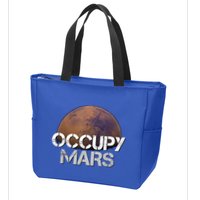 Occupy Mars Terraform Tee Extraterrestrial Zip Tote Bag