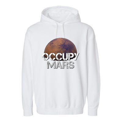 Occupy Mars Terraform Tee Extraterrestrial Garment-Dyed Fleece Hoodie