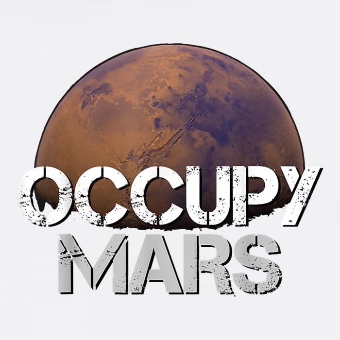 Occupy Mars Terraform Tee Extraterrestrial Garment-Dyed Sweatshirt