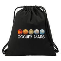 Occupy Mars Terraform Drawstring Bag