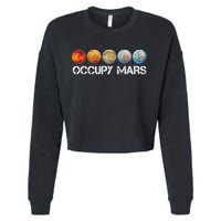 Occupy Mars Terraform Cropped Pullover Crew