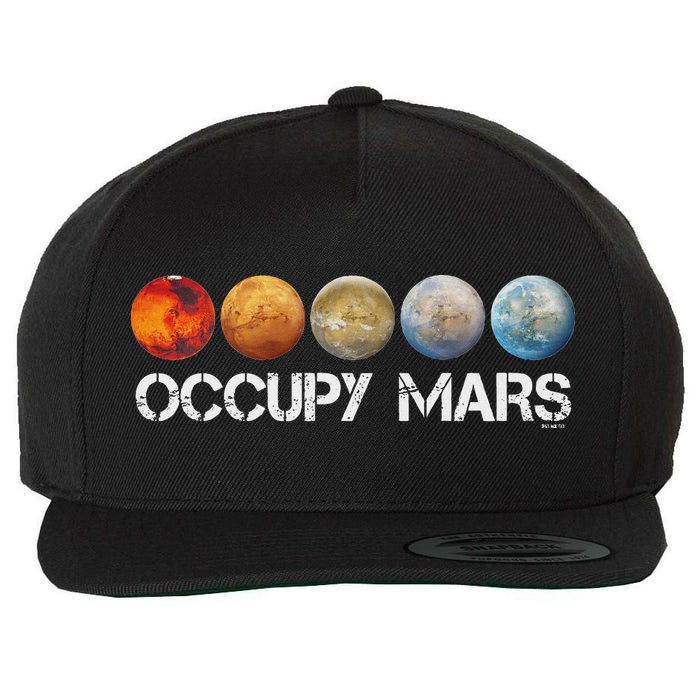 Occupy Mars Terraform Wool Snapback Cap