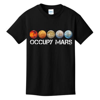 Occupy Mars Terraform Kids T-Shirt
