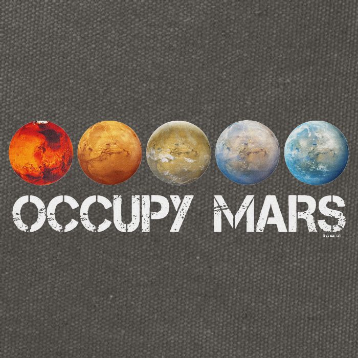 Occupy Mars Terraform Cotton Canvas Backpack