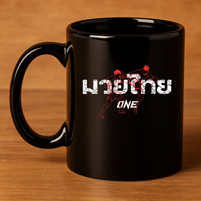One Muay Thai 11oz C Handle Ceramic Mug