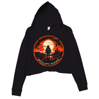 Occupy Mars Terraforming Crop Fleece Hoodie