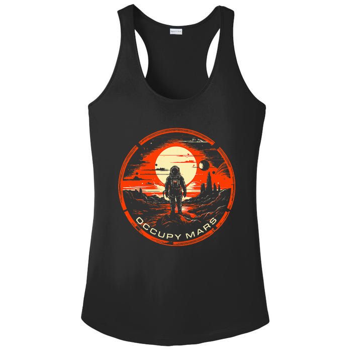 Occupy Mars Terraforming Ladies PosiCharge Competitor Racerback Tank