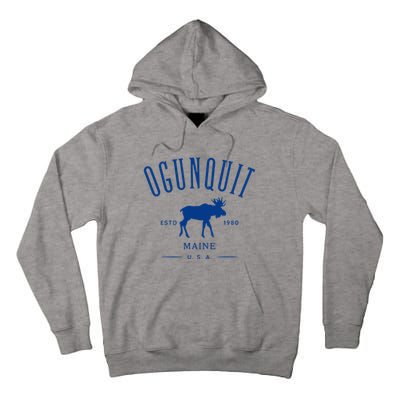 Ogunquit Maine Usa With Moose Design Souvenir Tall Hoodie