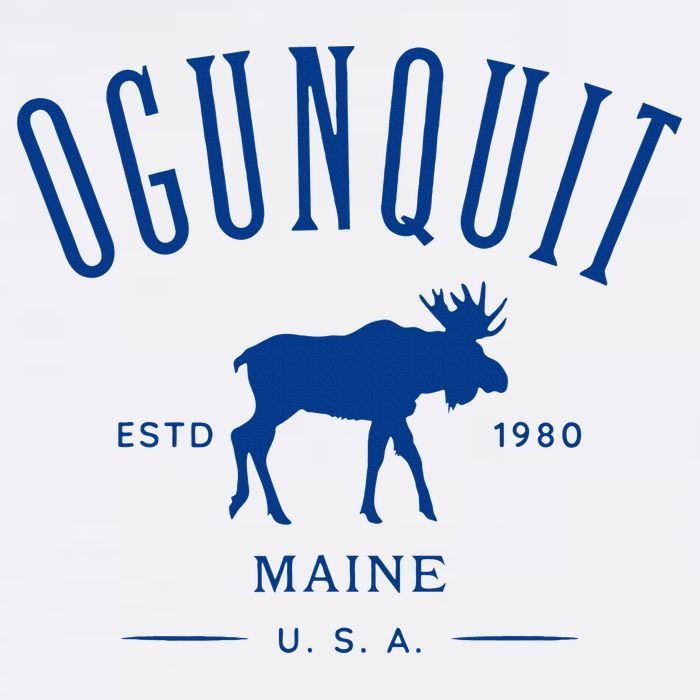Ogunquit Maine Usa With Moose Design Souvenir Cool Comfort Performance Bucket Hat