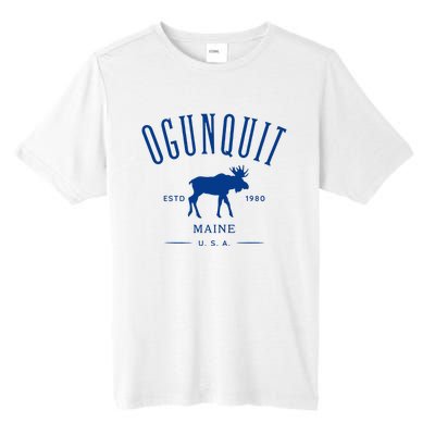 Ogunquit Maine Usa With Moose Design Souvenir Tall Fusion ChromaSoft Performance T-Shirt