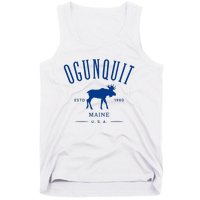 Ogunquit Maine Usa With Moose Design Souvenir Tank Top