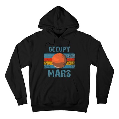 Occupy Mars Vintage Extraterrestrial Occupy Mars Hoodie