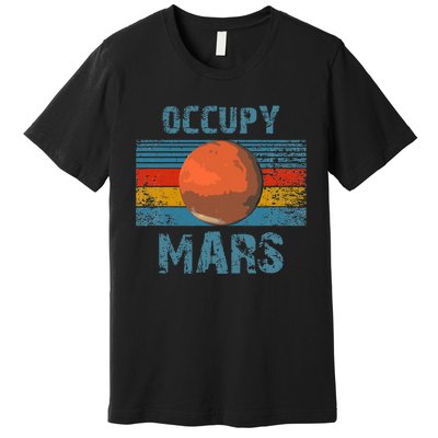 Occupy Mars Vintage Extraterrestrial Occupy Mars Premium T-Shirt