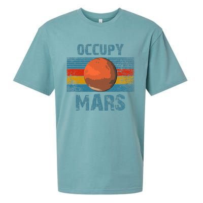 Occupy Mars Vintage Extraterrestrial Occupy Mars Sueded Cloud Jersey T-Shirt