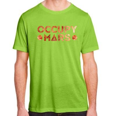 Occupy Mars Vintage Astronomy Space Explorer Rocket Science Adult ChromaSoft Performance T-Shirt