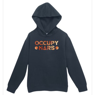 Occupy Mars Vintage Astronomy Space Explorer Rocket Science Urban Pullover Hoodie