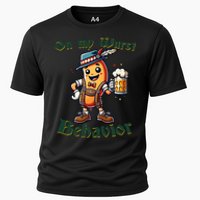 On My Wurst Behavior Funny Oktoberfest Costume Outfit German Cooling Performance Crew T-Shirt